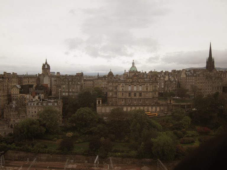 Photo de la ville d'Edimbourg vue du Scott Monument
